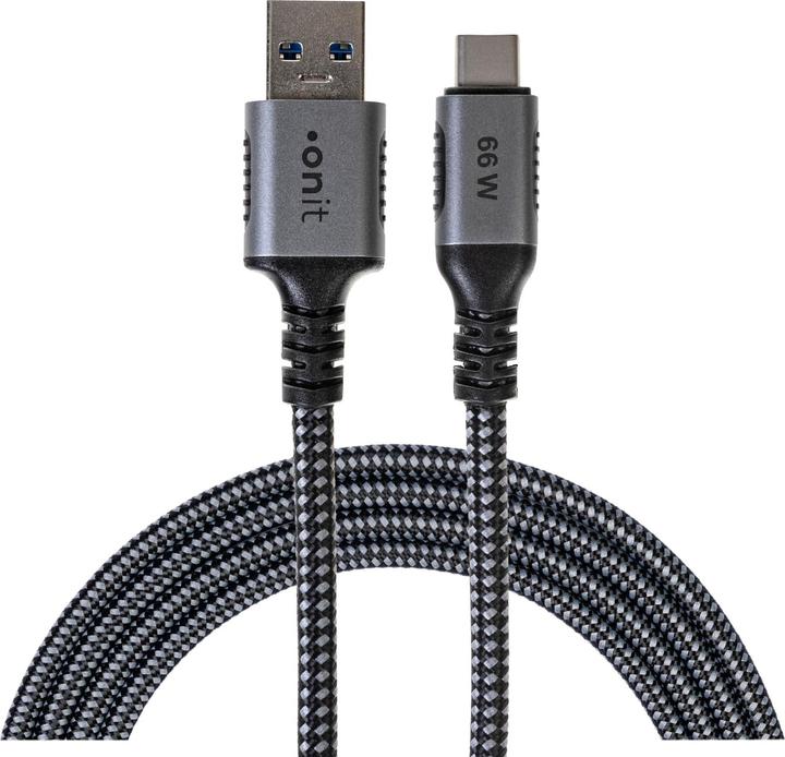 Actual product image Onit USB A – USB C (1 m, USB 3.2 Gen 2, 66 W)