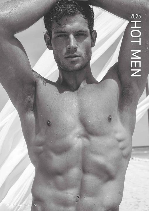 Alpha Edition Hot Men 2025 picture calendar, 29,7x42cm, calendar with erotic motifs for everyone (No binding, German)