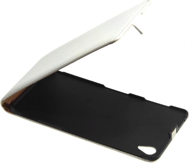 Immagine prodotto OEM Custodia Flip in pelle sottile per Sony Z3 - bianco (Sony Xperia Z3, Sony Xperia Z3v, Sony Xperia Z3 Dual)