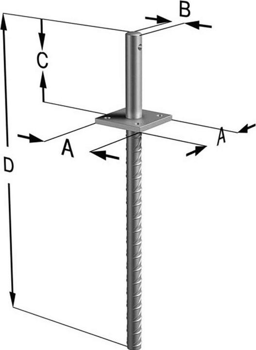 Simpson Sst Support foot (Support foot, 1 pcs.)