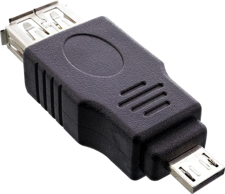 Produktbild InLine Micro-USB Adapter Micro-A Stecker an USB-A Buchse (USB-A, USB 2.0)