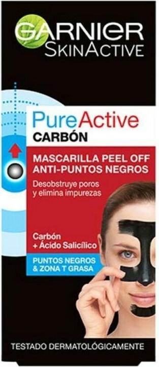 Garnier PURE ACTIVE CARBON mascarilla peel-off puntos negros 50 ml (50 ml)