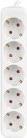 Actual product image Lanberg Power strip (5 x, CEE 7/3, 3 m)