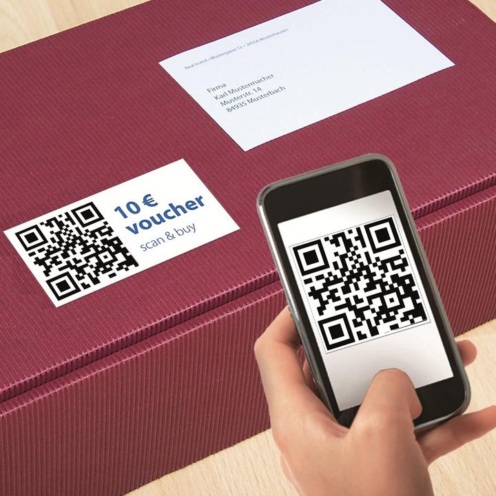 Produktbild HERMA QR Code Etiketten A4