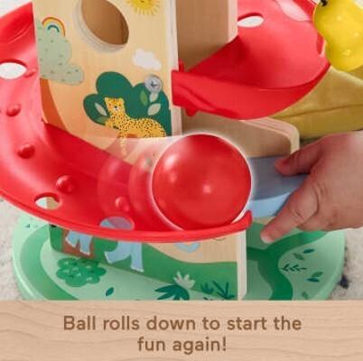 Produktbild Fisher-Price Tierwelt-Kugelbahn aus Holz