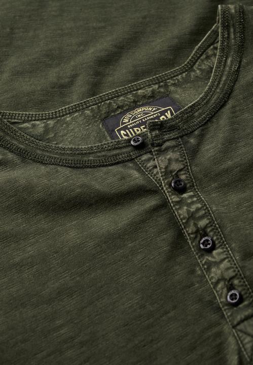 Immagine prodotto Superdry Langärmeliges Grandad-Oberteil aus Jersey (S)