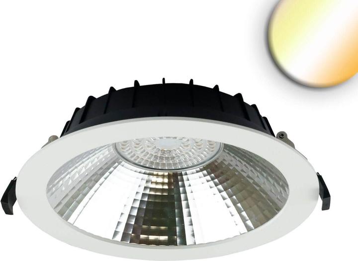 Actual product image Isoled LED downlight reflector 9W, 60°, 150lm/W, UGR<19, Colorswitch 3000/4000/6000K, dimmable (150 lm)