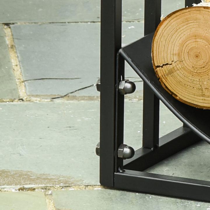 Produktbild Outsunny Kaminholzregal für 60 kg (60.5 x 36 x 46.5 cm)