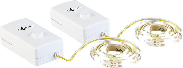 Produktbild Lunartec 2er-Set Indoor-LED-Streifen (Weiss, 60 cm, Indoor)