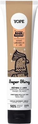Yope Daily Heroes Super Shiny Hair Conditioner With Flax For Frizzy Hair 170ml (170 ml)