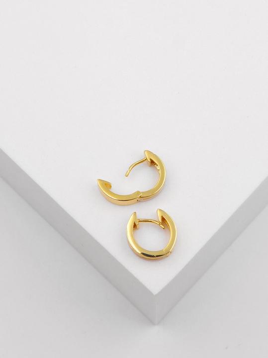 Image du produit Muau Créoles (750, Or jaune 18 K, Or blanc)