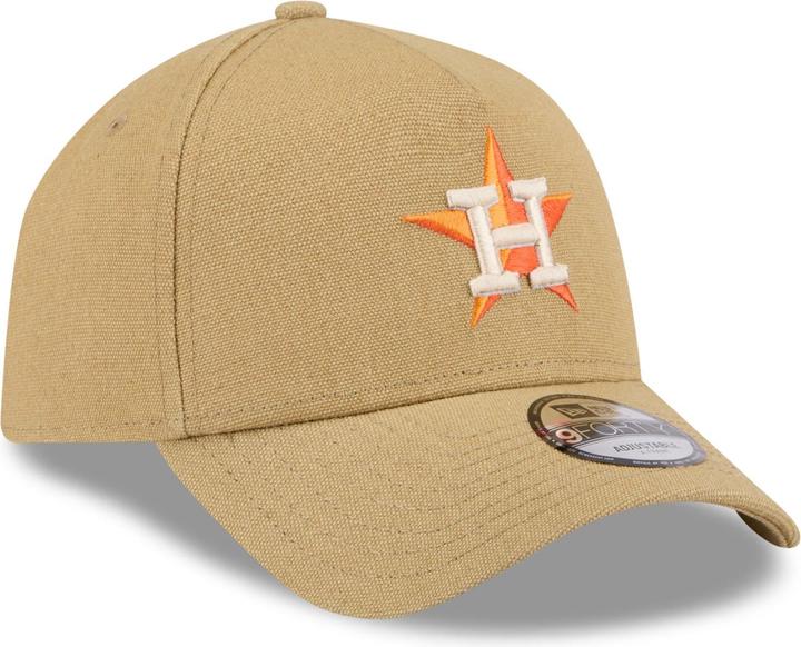 New Era A-Frame Trucker Leinen Cap - Houston Astros beige (One Size)
