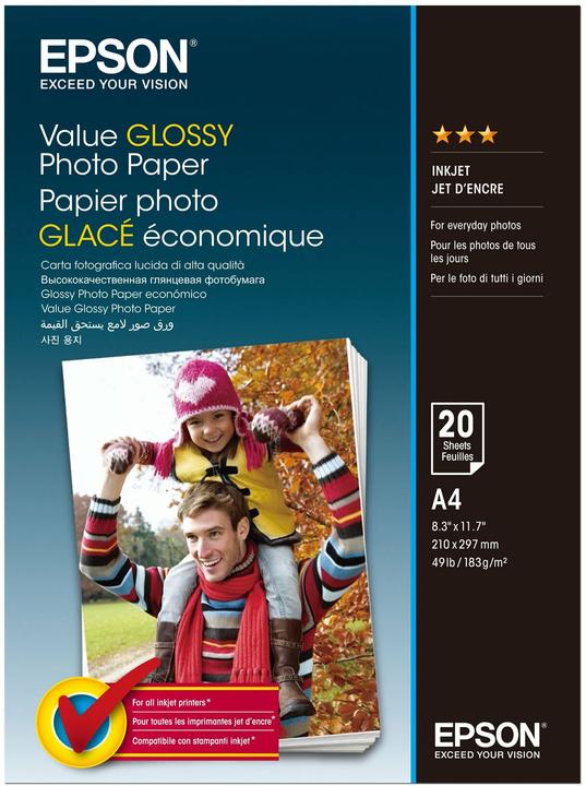 Produktbild Epson Value Glossy (183 g/m², A4, 20 x)