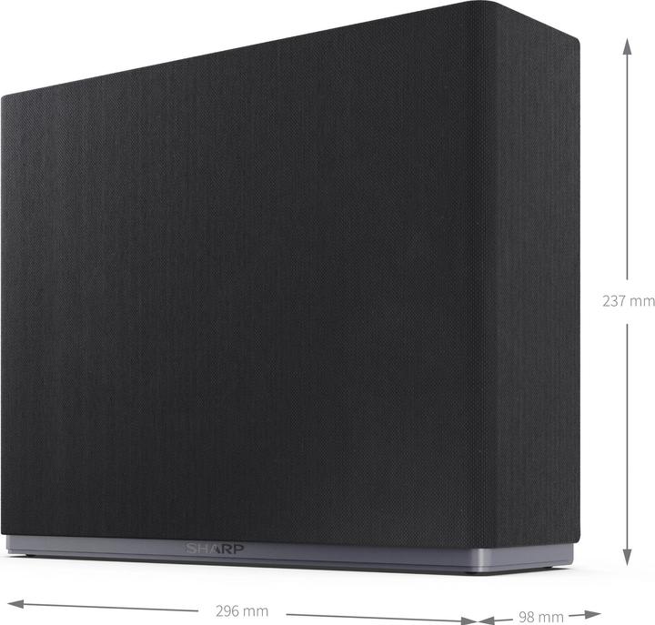Actual product image Sharp AQUOS Wireless Surround Subwoofer | (Wi-Fi)