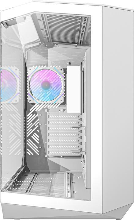 Produktbild Darkflash Tech Darkflash DY470 computer case (white) + 4 fans + GPU bracket (ATX)