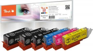 Actual product image Peach Cartridge Canon PGI-530/CLI-531 MultiPack Plus compatible