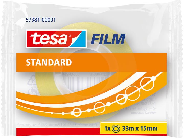 Actual product image tesa tesafilm 1x STANDARD adhesive tape (15 mm)