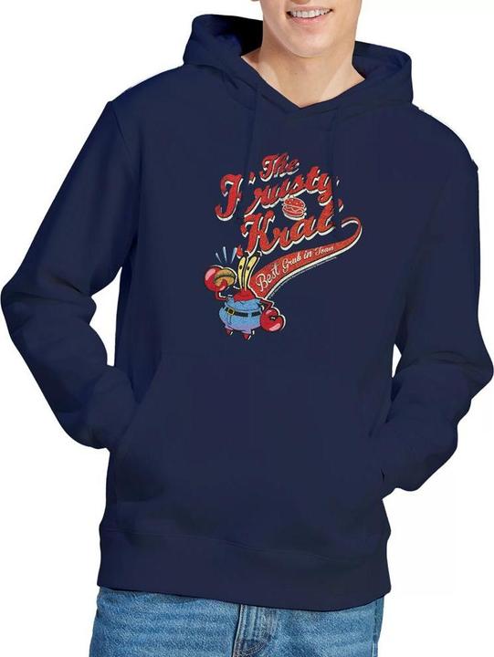 Immagine prodotto Spongebob Squarepants The Krusty Krab Felpa con Cappuccio Uomo (XL)