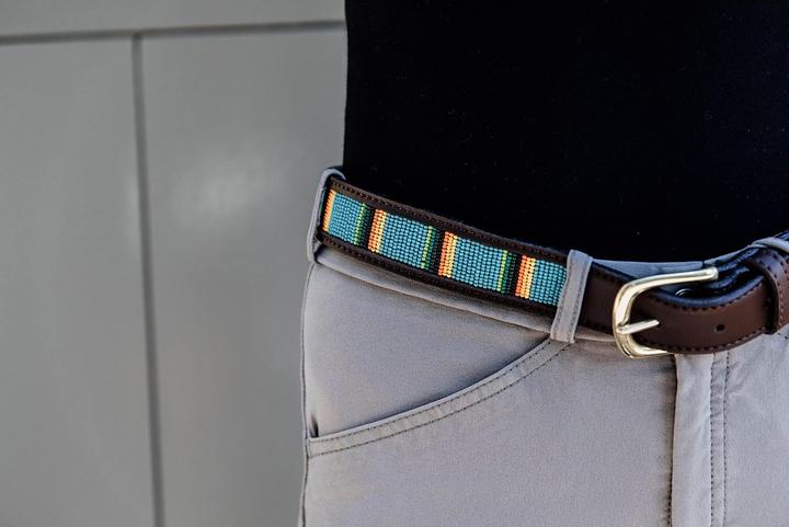Actual product image Kentucky Horsewear Handmade beaded belt (M)
