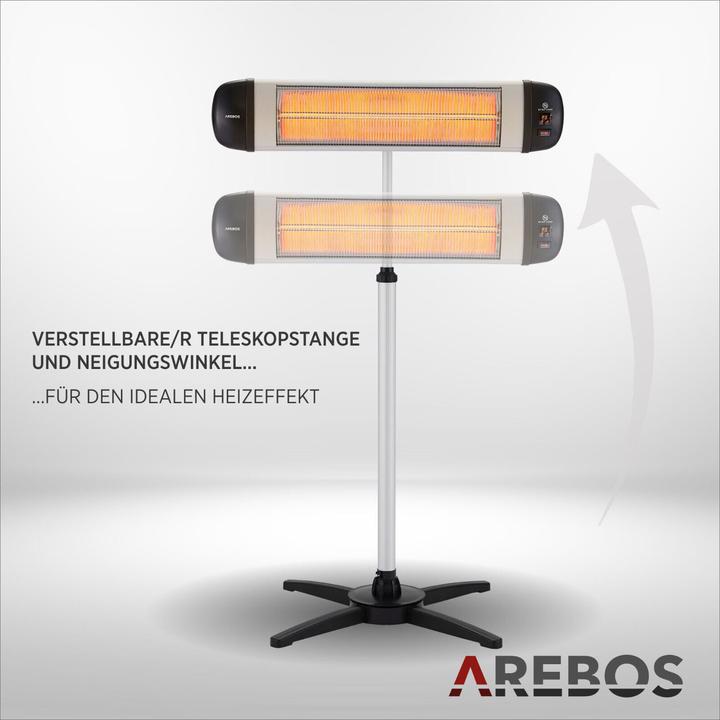 Immagine prodotto Arebos Riscaldatore radiante a infrarossi (2500 W)