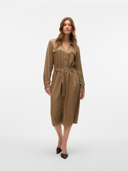 Actual product image Vero Moda VMVICA Midikleid Hemdblusenkleid (S)