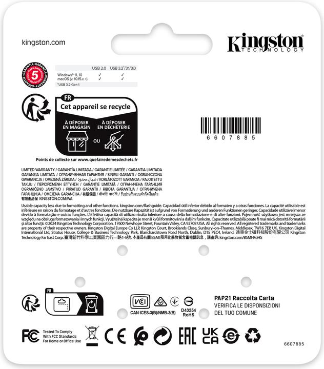 Produktbild Kingston DataTraveler SE9 G3 (64 GB, USB-A)