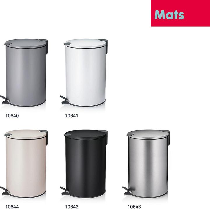 Produktbild Kela Treteimer Mats schwarz (12 l)