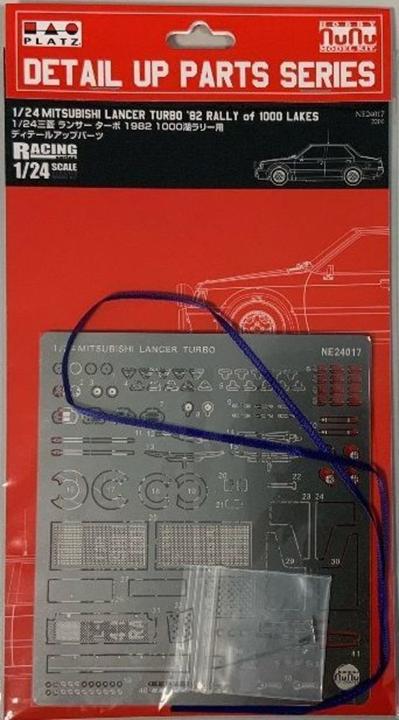 Actual product image Beemax Mitsubishi Lancer Turbo 82 Rally of 1000 Lakes, Detail UP Parts Series