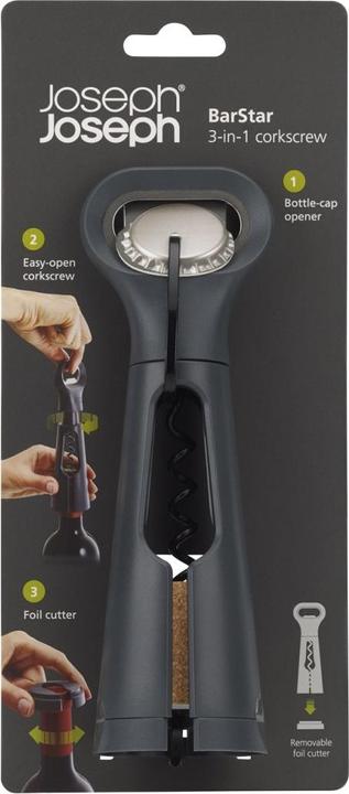 Image du produit Joseph Joseph BarStar 3-in-1 Korkenzieher (Tire-bouchon)