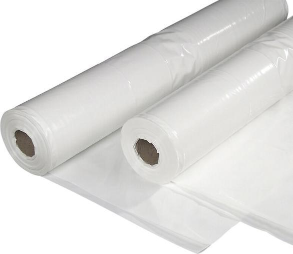 Actual product image Antalis Plastic PE white 2x50mx0,15mm UV-b 13,8kg 1 time folded - (50 metres per roll) (50 m)
