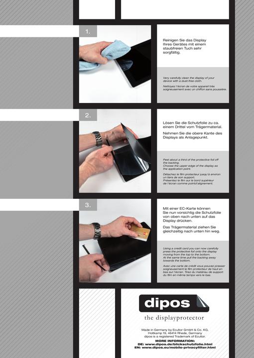 Produktbild Dipos Blickschutzfolie 4-Way Privacy (1 Stück, Apple iPhone 13 Pro Max)