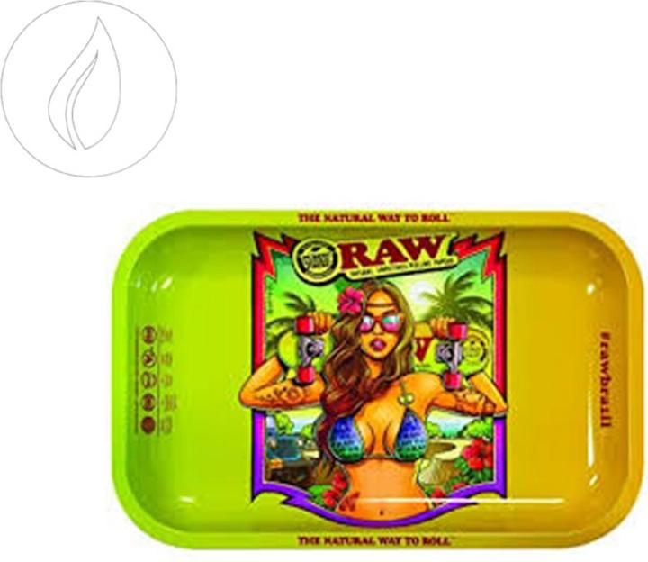 Produktbild RAW Rolling Tray M Brazil Metal 175 x 275mm