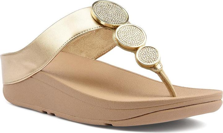 Actual product image Fitflop Halo Bead-Circle Metallic Toe-Post (41)