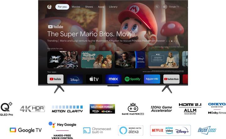 Image du produit TCL 55C655 (55", QLED, 4K, 2024)