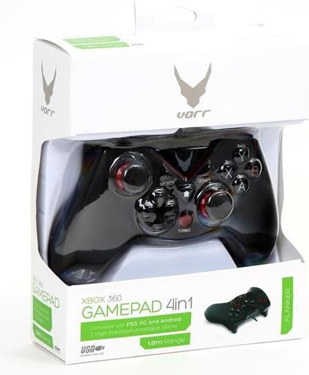 Actual product image Platinet OGPXBOXNEW Gaming Controller Black Gamepad Playstation 3, Tablet PC, Xbox 360 (Xbox 360, PS3, PC)