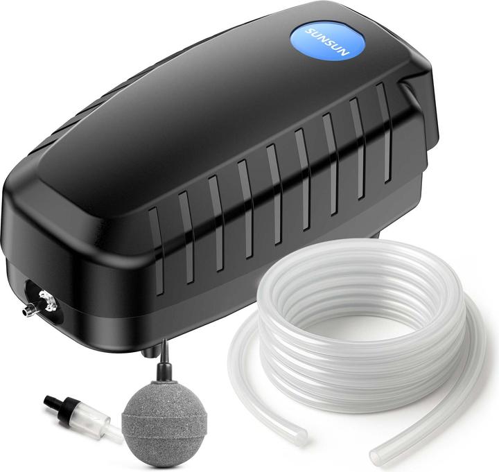 Produktbild SunSun CAP-10 Sauerstoffpumpe 4W 3m³ Luftpumpe Aquarium Teichbelüfter Teichpumpe