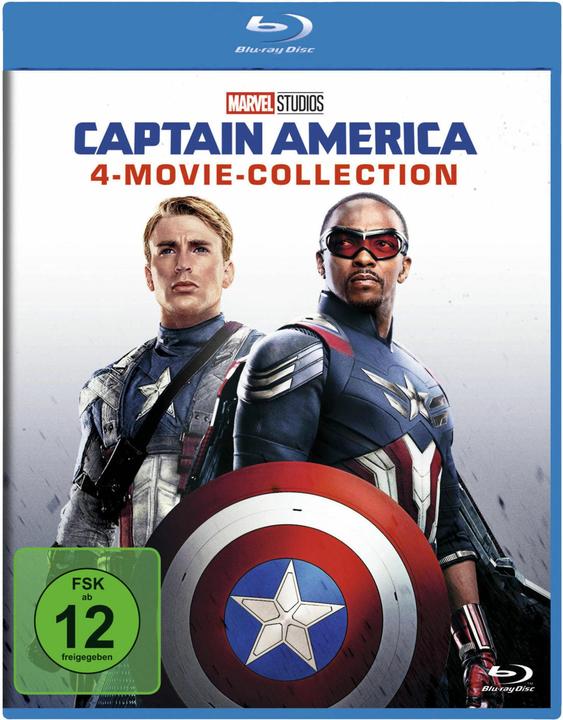 Immagine prodotto Disney Interactive Studios Captain America 4-Movie-Collection - BR (Blu-ray, 2025, Tedesco, Inglese)