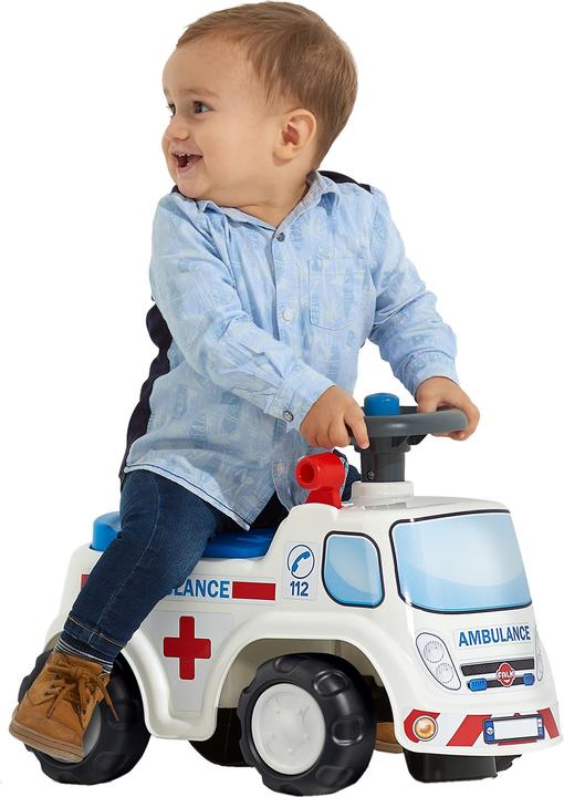Image du produit Falk Toys Ambulance ride-on avec volant de stockage et klaxon