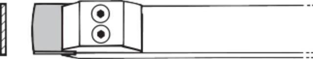 Produktbild Rennsteig HM-Flachschaber 300x20x5mm Wer (300 mm)