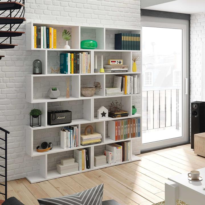 Immagine prodotto CaliCosy Libreria con 6 scomparti - A192 cm - Athena (80 x 24 x 192 cm)
