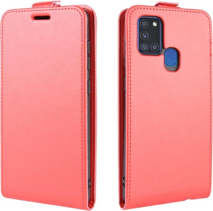 Actual product image Cover-Discount Galaxy A21s - Classic Flip Case vertical red (Samsung Galaxy A21s)