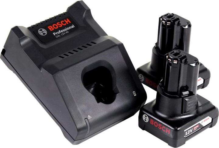 Actual product image Bosch Professional Bosch GKF 12V-8 Cordless Router Trimmer 12V + 2x Batteries 6.0 Ah + 1x Quick Charger + Carry Case L-
