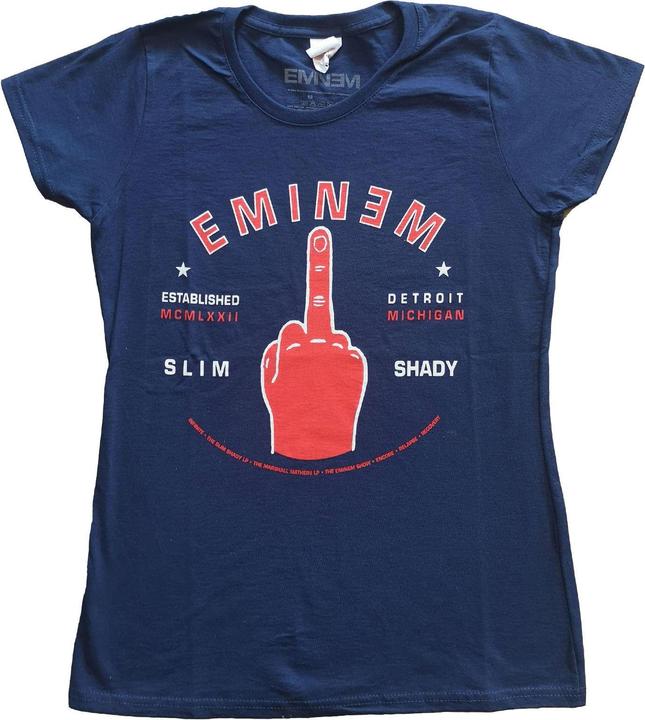 Universal Textiles Womens/Ladies Detroit Finger Cotton T-Shirt