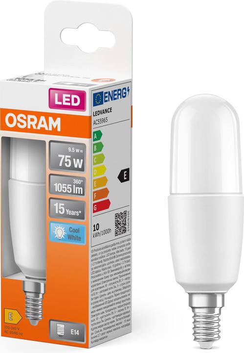 Actual product image Osram Star Stick (E14, 9 W, 1050 lm, 1 x, E)