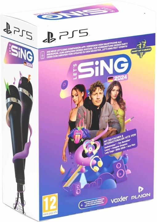 Ravenscourt Lets Sing 2024 PS5 + 2 Mics (PS5, DE)