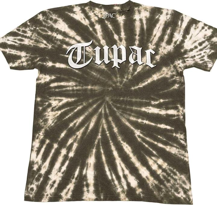 Tupac Shakur Unisex Adult Gothic Logo T-Shirt (S)