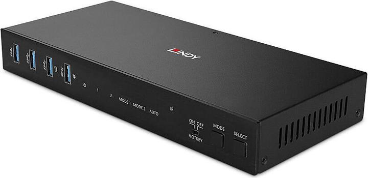 Produktbild Lindy 2 Port Dual Head HDMI 4K60,USB3.0 KVM Switch