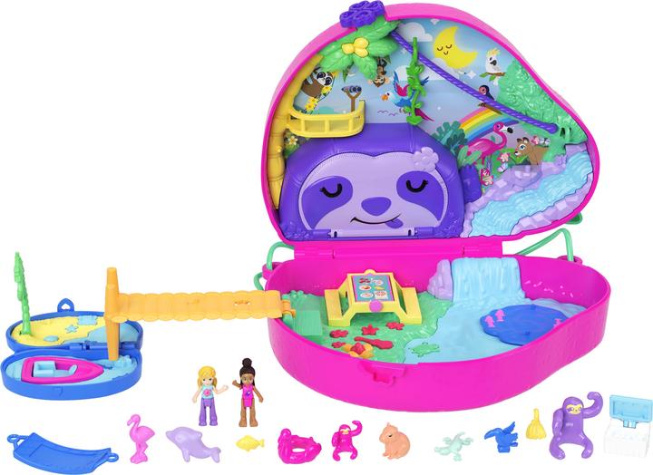 Actual product image Polly Pocket Sloth Family 2-in-1 Purse Compact