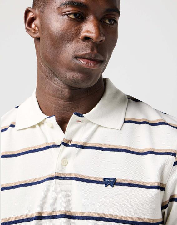 Actual product image Wrangler Polo Stripe Polo Shirt (S)