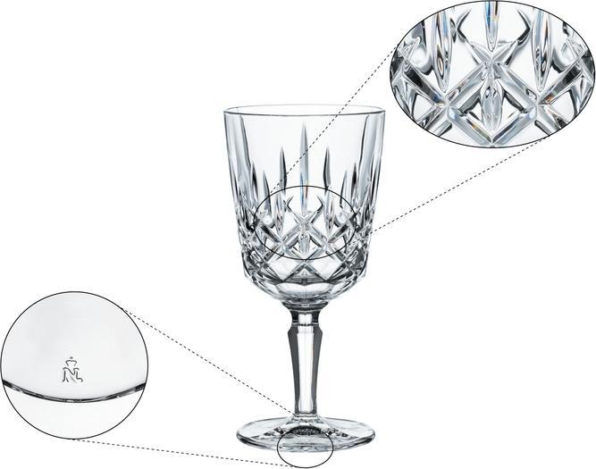 Actual product image Nachtmann Cockt./Wine glass Noblesse 4er S (35.50 cl, 4 Glasses, White wine glasses)